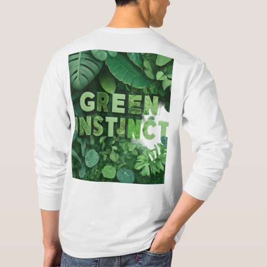 T-shirt Instinct vert (Dos)