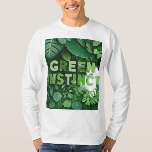T-shirt Instinct vert (Devant)