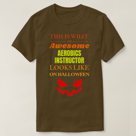 T-shirt Instructeur d'aérobic 5 (Design devant)