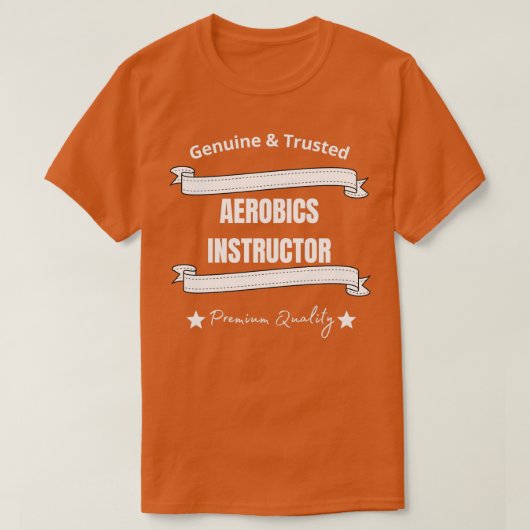 T-shirt Instructeur d'aérobic Véritable ampli Trusted (Design devant)