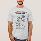 T-shirt Instructeur de conduite école de conduite Apprendr (Devant)