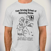 T-shirt Instructeur de conduite école de conduite Apprendr