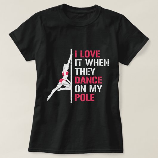 T-shirt Instructeur de danse de danse de la danseuse (Design devant)