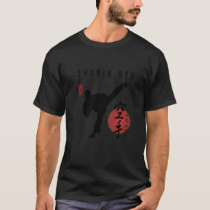 T-shirt Instructeur de karaté Shorin Ryu classique Kanji j