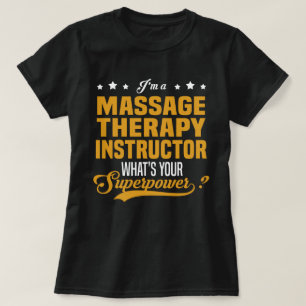 T-shirt Instructeur de massothérapie