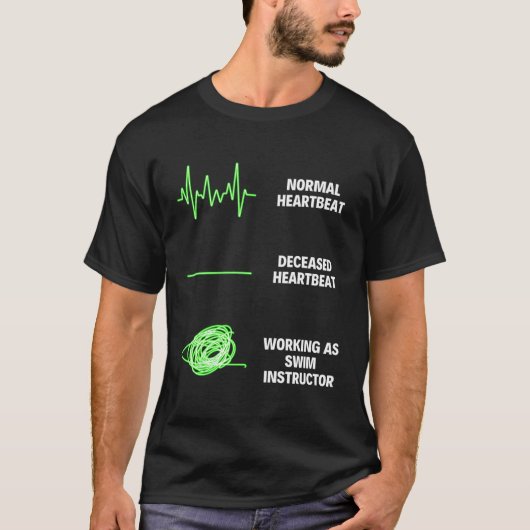 T-shirt Instructeur de natation instructeur de natation (Devant)