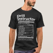 T-shirt Instructeur de perceuse T - Nutritif (Devant)