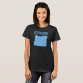 T-shirt Instructeur de plongée Oregon Divemaster Drapeau d (Devant entier)