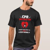 T-shirt Instructeur de RCR certifié EMT Medic (Devant)