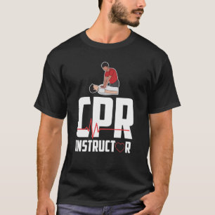 T-shirt Instructeur de RCR certifié en ambulance de premi