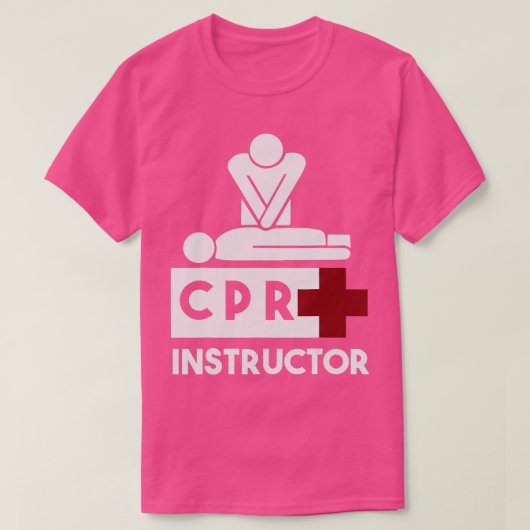 T-shirt Instructeur de RCR Croix-Rouge pour hommes et femm (Design devant)