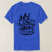 T-shirt Instructeur de ski moniteur de ski 3 (Design devant)