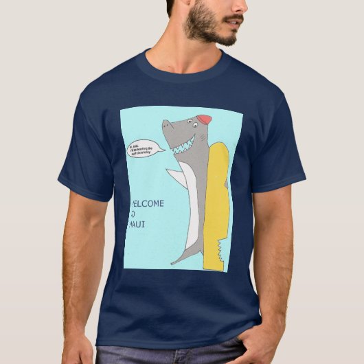 T-shirt Instructeur de surf de requin (Devant)