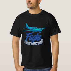 T-shirt Instructeur de vol CFI Pilote-formateur Aviation