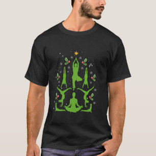 T-shirt Instructeur de Yoga de Noël Namaste Santa Claus Me