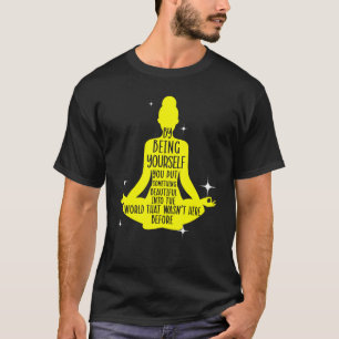 T-shirt Instructeur de yoga Méditation spirituelle Fitness