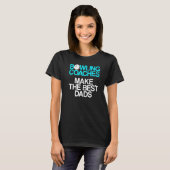 T-shirt Instructeur d'équipe de Bowling Coach 9 (Devant entier)