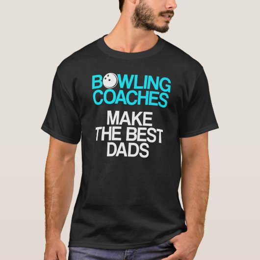 T-shirt Instructeur d'équipe de Bowling Coach 9 (Devant)