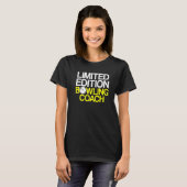 T-shirt Instructeur d'équipe de Bowling Coach Player (Devant entier)