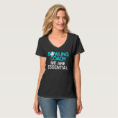 T-shirt Instructeur d'équipe de Bowling Coach Player 13 (Devant entier)