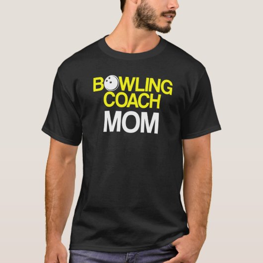 T-shirt Instructeur d'équipe de Bowling Coach Player 2 (Devant)