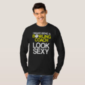 T-shirt Instructeur d'équipe de Bowling Coach Player 33 (Devant entier)