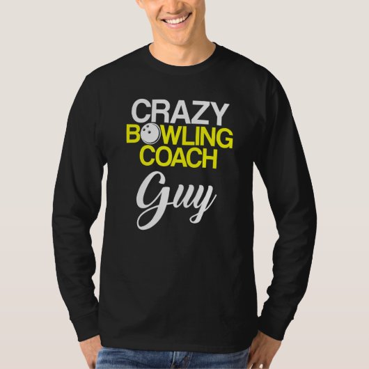 T-shirt Instructeur d'équipe de Bowling Coach Player 6 (Devant)