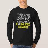 T-shirt Instructeur d'équipe de Bowling Coach Player 6 (Devant)