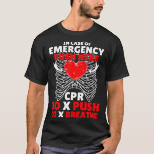 T-shirt Instructeur en RCR Premiers soins pour les infirmi