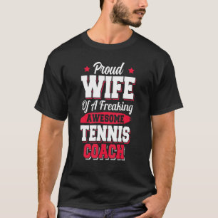 T-shirt Instructeur Joueur de tennis Femme entraîneur de t