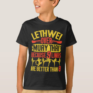 T-shirt Instructeur Lethwei Art De 9 Membres Boxe Birmane 