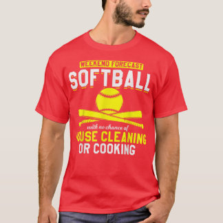 T-shirt Instructeurs De Softball Softball Sans Cuisine Ni 