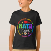 T-shirt Instructional Math Coach Crew Back To School Match (Devant)