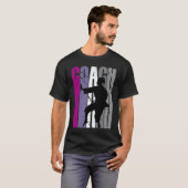 T-shirt Instructrice de karaté maîtresse rétro classique F (Devant entier)