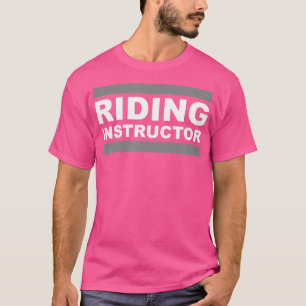T-shirt Instructrice d'équitation