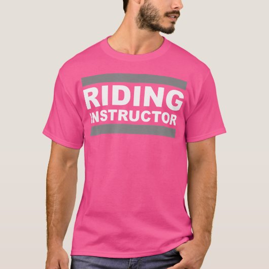 T-shirt Instructrice d'équitation (Devant)