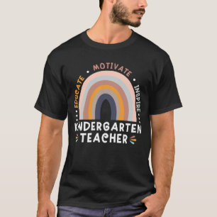 T-shirt Instruire Motivate Inspirer la pluie de l'enseigna