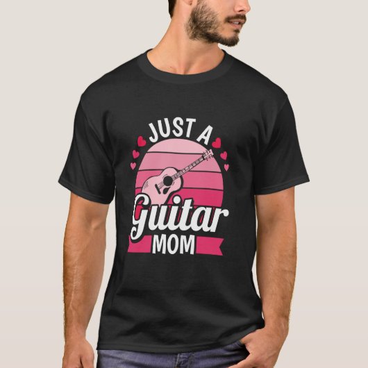 T-shirt Instrument de guitare acoustique - Guitariste Just (Devant)