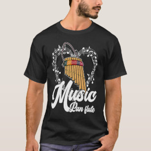 T-shirt Instrument de musique à flûte panale 11