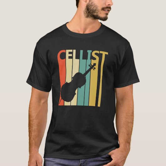 T-shirt Instrument de musique Cello (Devant)