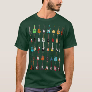 T-shirt Instrument de musique de guitare 