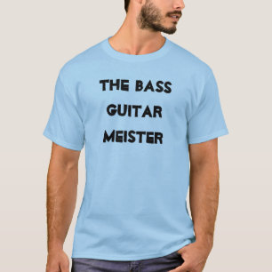 T-shirt Instrument de musique de Meister de guitare basse