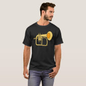 T-shirt Instrument de musique Flugelhorn (Devant entier)
