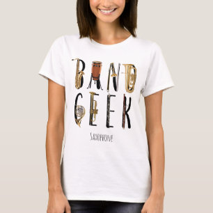 T-shirt Instrument de musique moderne de geek de bande