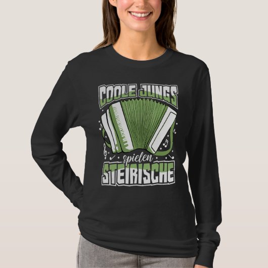 T-shirt Instrument harmonisé Steiermark Ziachorgl Styrian (Devant)