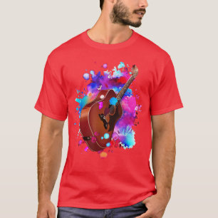 T-shirt Instrument Music Guitar Player Guitars Abstract Gu