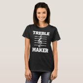 T-shirt Instrumentaliste de Treble Maker (Devant entier)