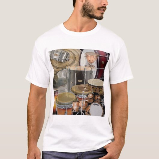 T-shirt instruments à percussion (Devant)