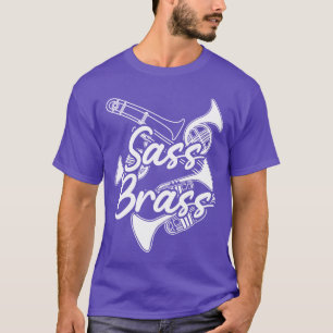 T-shirt Instruments à vent Cor d'harmonieTrompette rétro