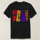 T-shirt Instruments de jazz (Design devant)